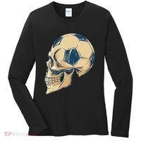 Skull Soccer Ball Women's Long Sleeve Shirt thumb 0