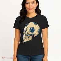 Skull Soccer Ball Women's T-Shirt thumb 4
