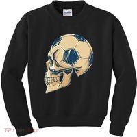 Skull Soccer Ball Kids Sweatshirt thumb 0