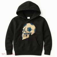 Skull Soccer Ball Kids Hoodie thumb 0