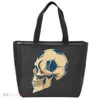 Skull Soccer Ball Tote Bag thumb 0