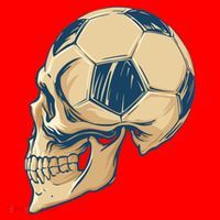 Skull Soccer Ball Santa Hat thumb 1