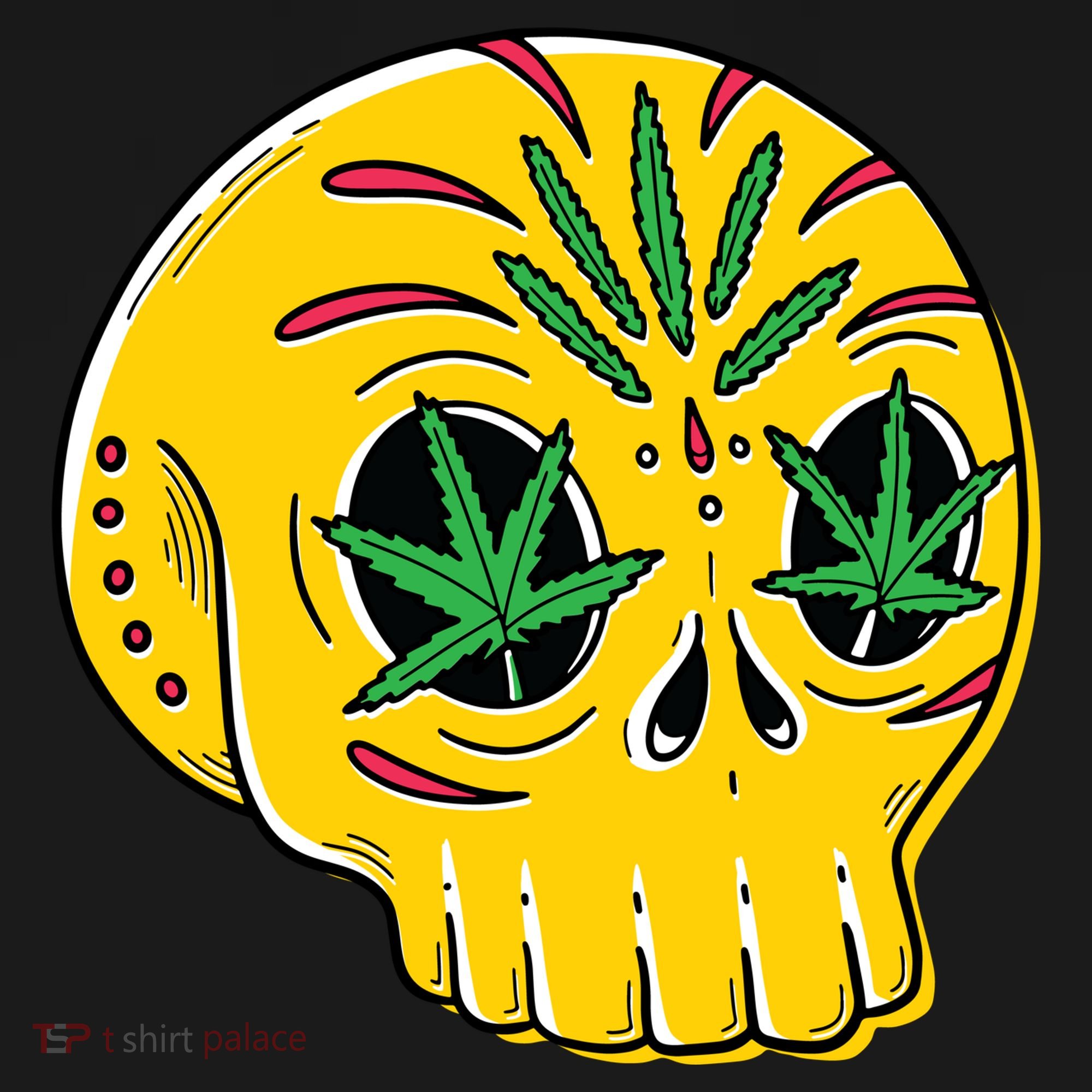 Skull Weed Women's Hoodie