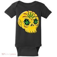 Skull Weed Baby Bodysuit thumb 0
