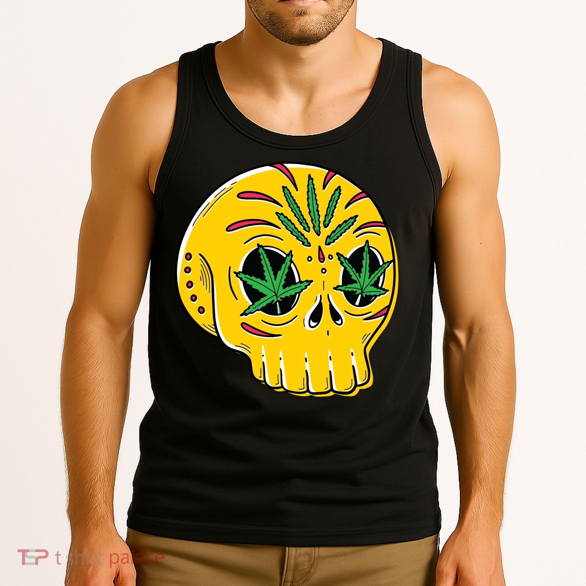 Skull Weed Tank Top