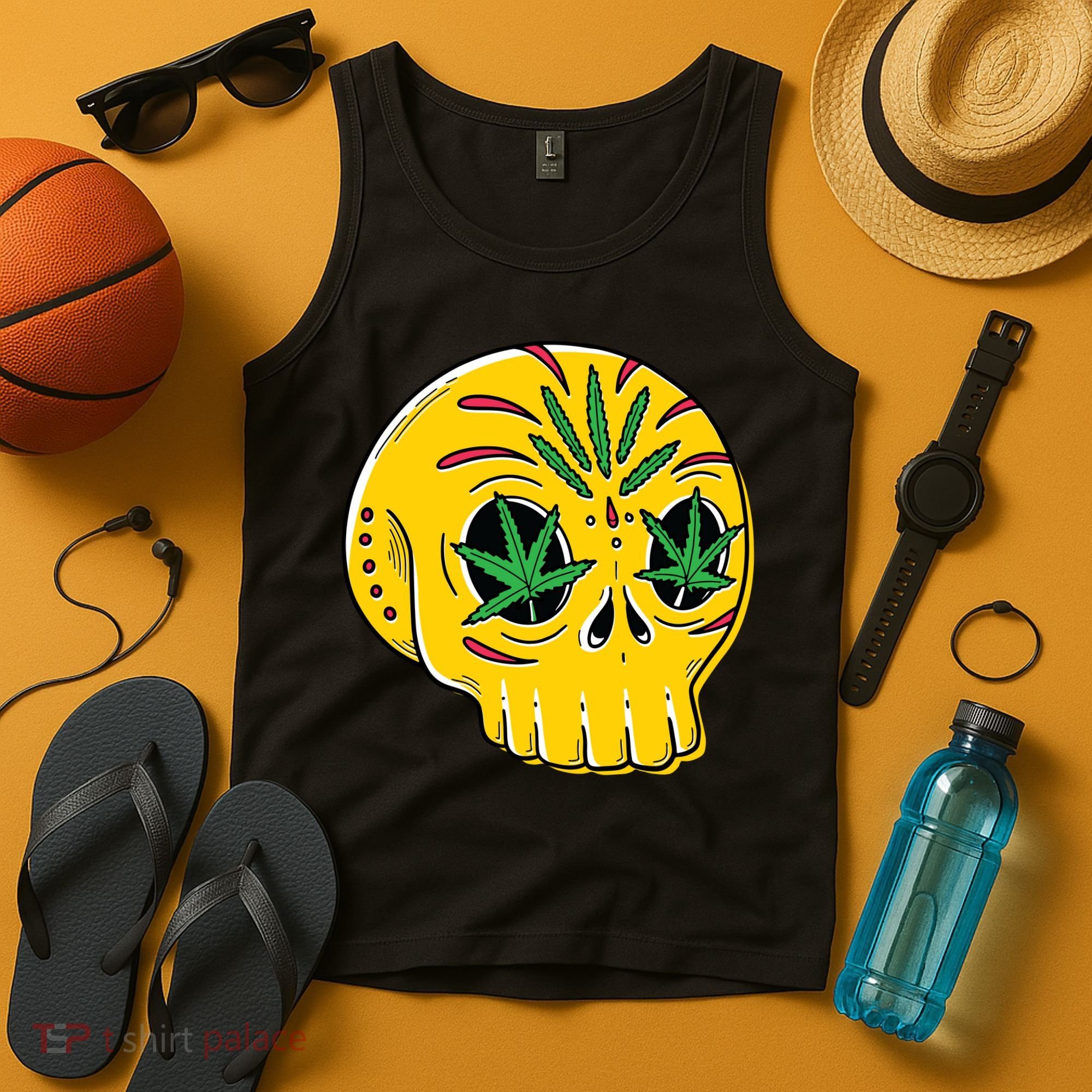 Skull Weed Tank Top