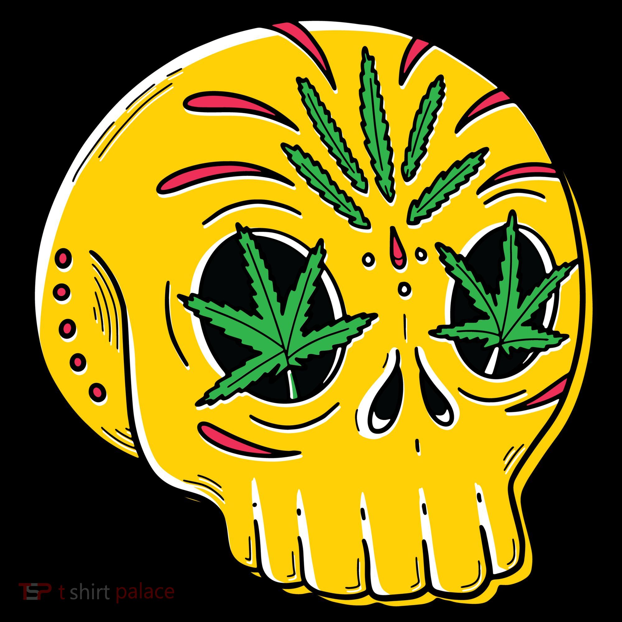 Skull Weed Toddler T-Shirt
