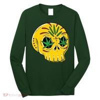 Skull Weed Long Sleeve Shirt thumb 0