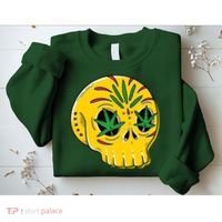 Skull Weed Sweatshirt thumb 2