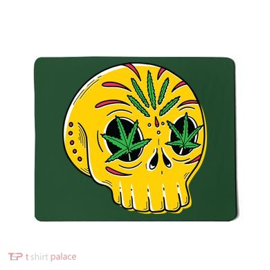Skull Weed Mousepad
