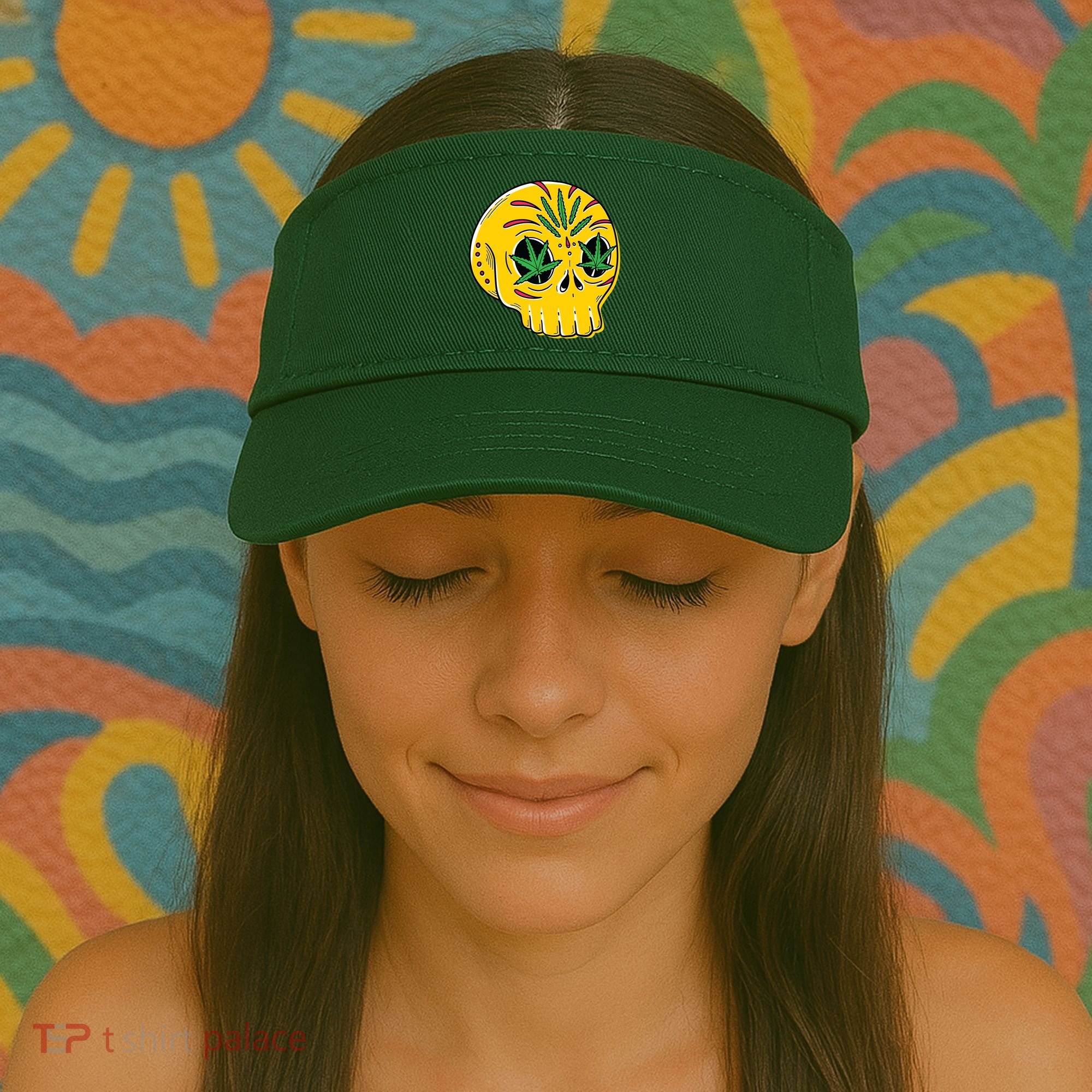 Skull Weed Visor