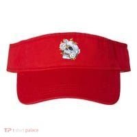 Skull White Flowers Visor thumb 0