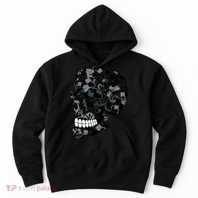 Skull With Flowers Day of the Dead Hoodie