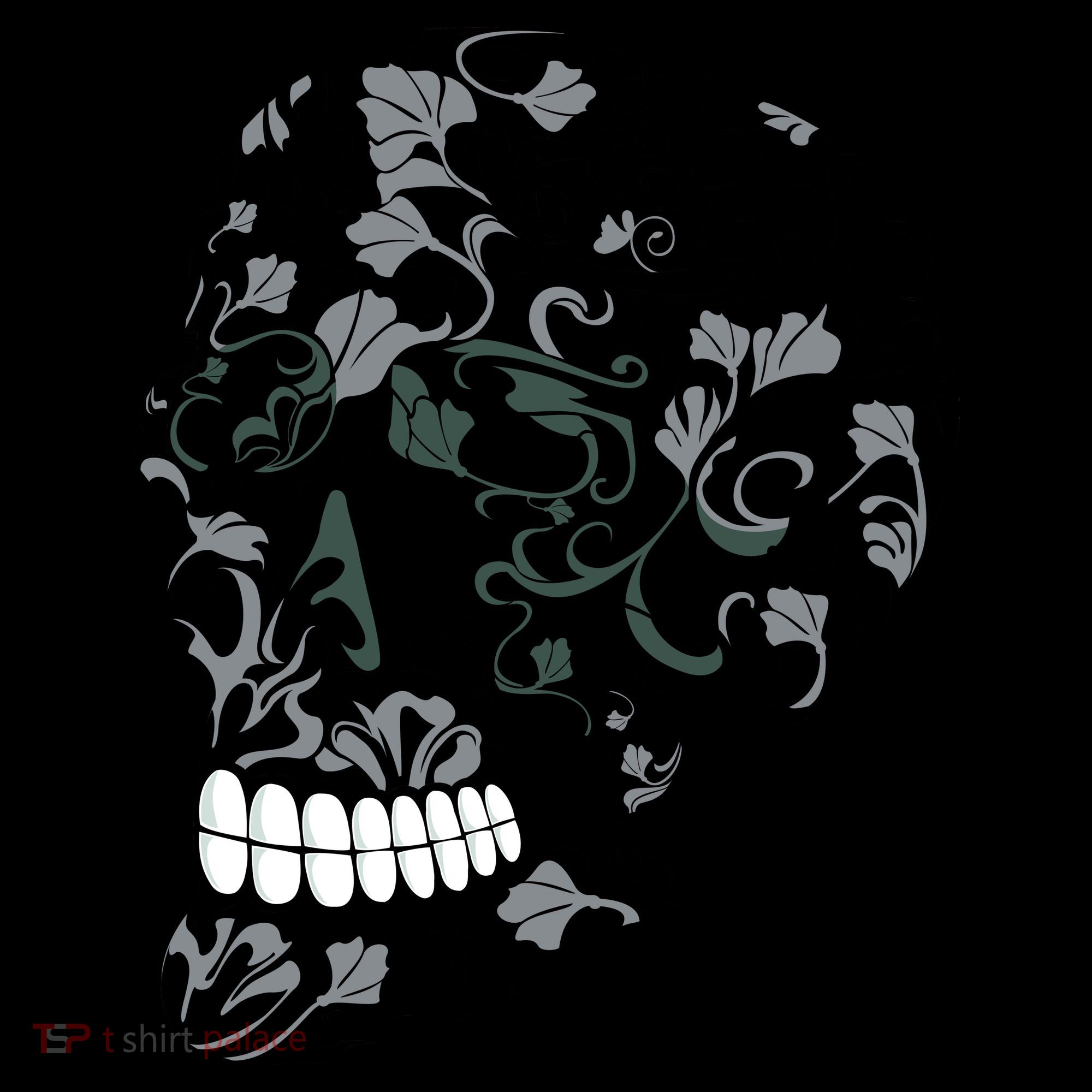Skull With Flowers Day of the Dead Women's Hoodie