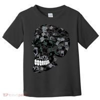 Skull With Flowers Day of the Dead Toddler T-Shirt thumb 0