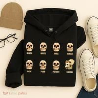 Skulls of Modern America Funny Liberal Monkey Skull Hoodie thumb 4