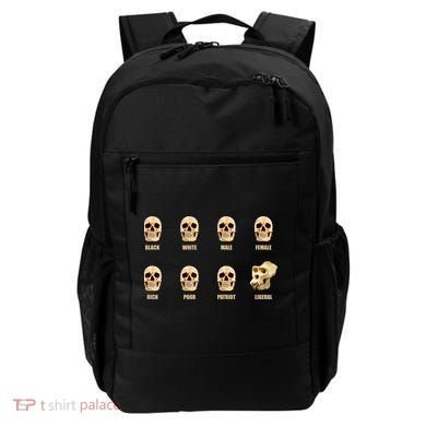Skulls of Modern America Funny Liberal Monkey Skull Backpack
