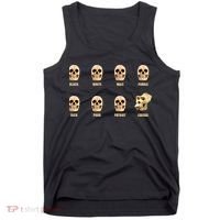 Skulls of Modern America Funny Liberal Monkey Skull Tank Top thumb 0