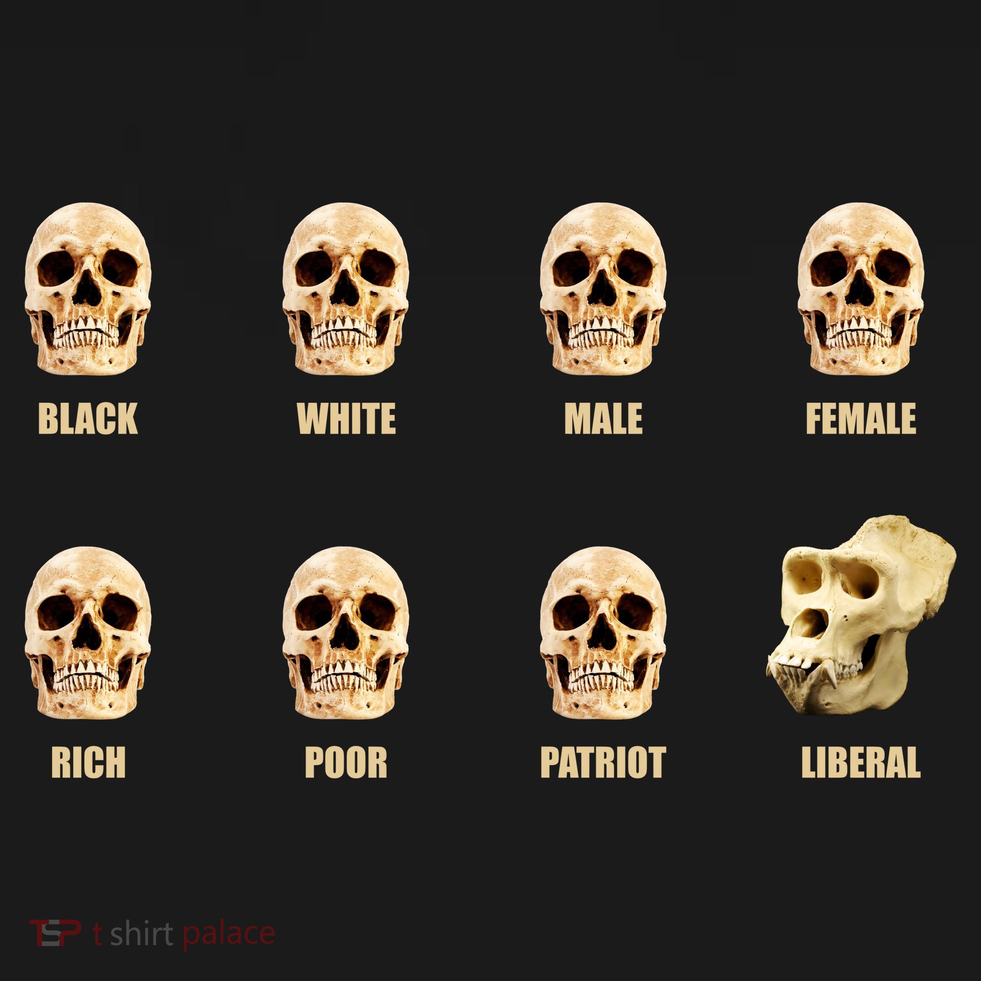 Skulls of Modern America Funny Liberal Monkey Skull Visor