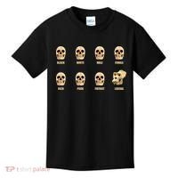 Skulls of Modern America Funny Liberal Monkey Skull Kids T-Shirt thumb 0
