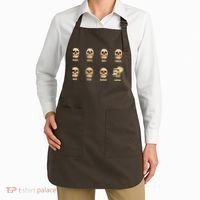 Skulls of Modern America Funny Liberal Monkey Skull Apron thumb 2