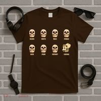 Skulls of Modern America Funny Liberal Monkey Skull T-Shirt thumb 5