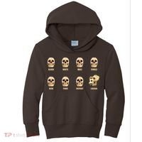 Skulls of Modern America Funny Liberal Monkey Skull Kids Hoodie thumb 0