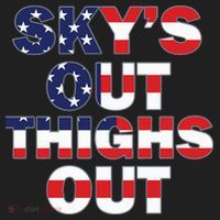 Sky's Out Thighs Out Women's Sweatshirt thumb 2