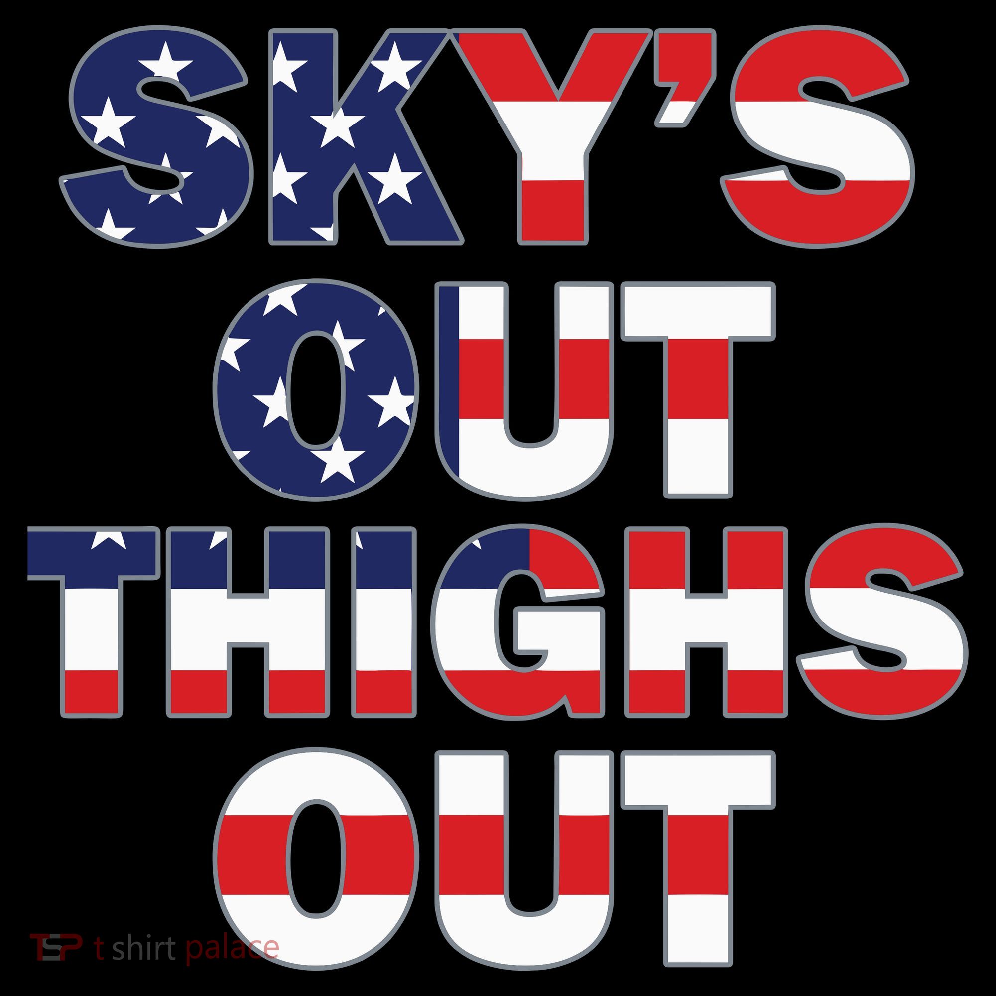 Sky's Out Thighs Out Women's Long Sleeve Shirt