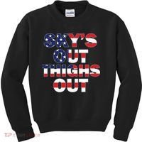 Sky's Out Thighs Out Kids Sweatshirt thumb 0