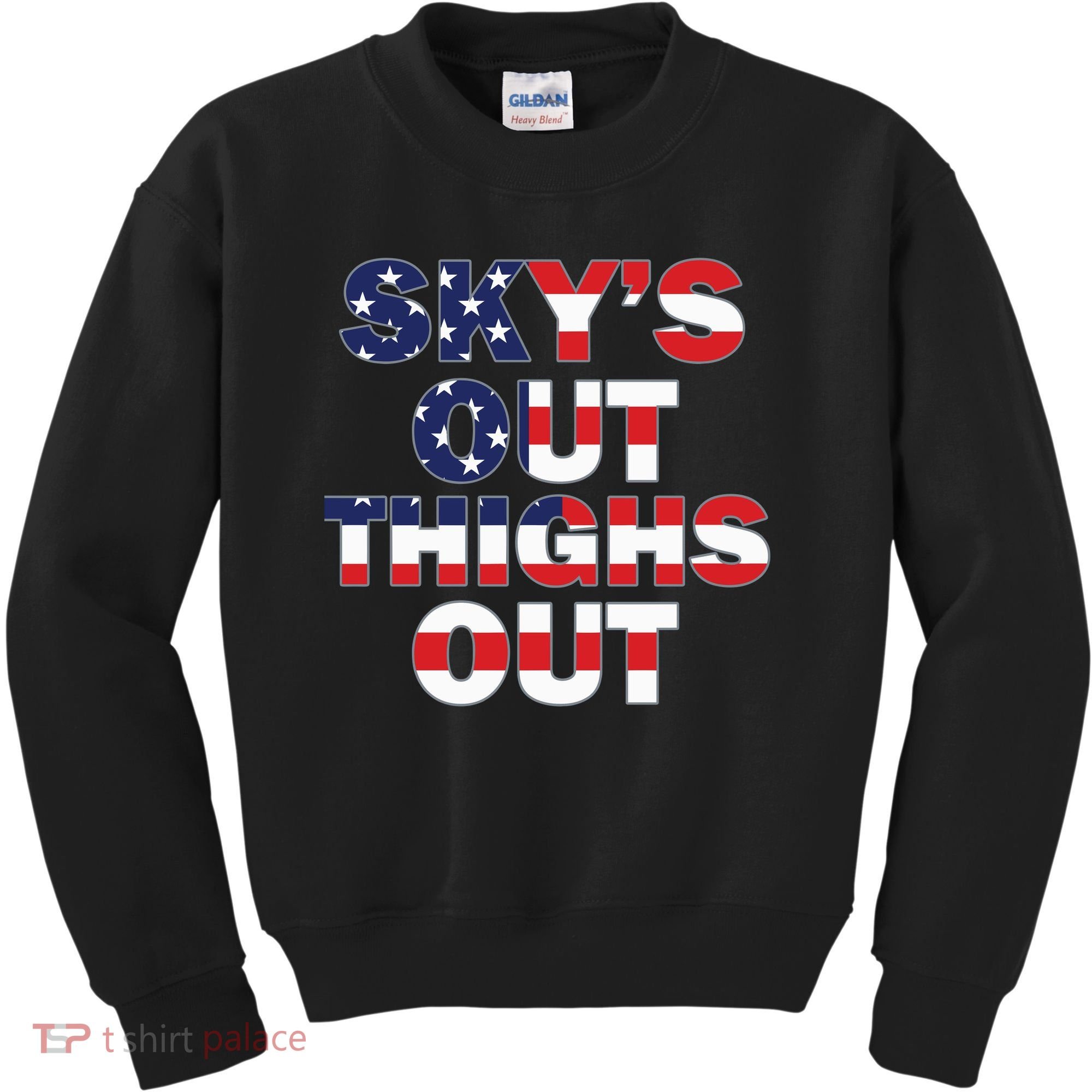 Sky's Out Thighs Out Kids Sweatshirt
