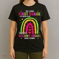 So Long 1st Grade Look Out 2nd Grade Funny Graduation Gifts T-Shirt thumb 4