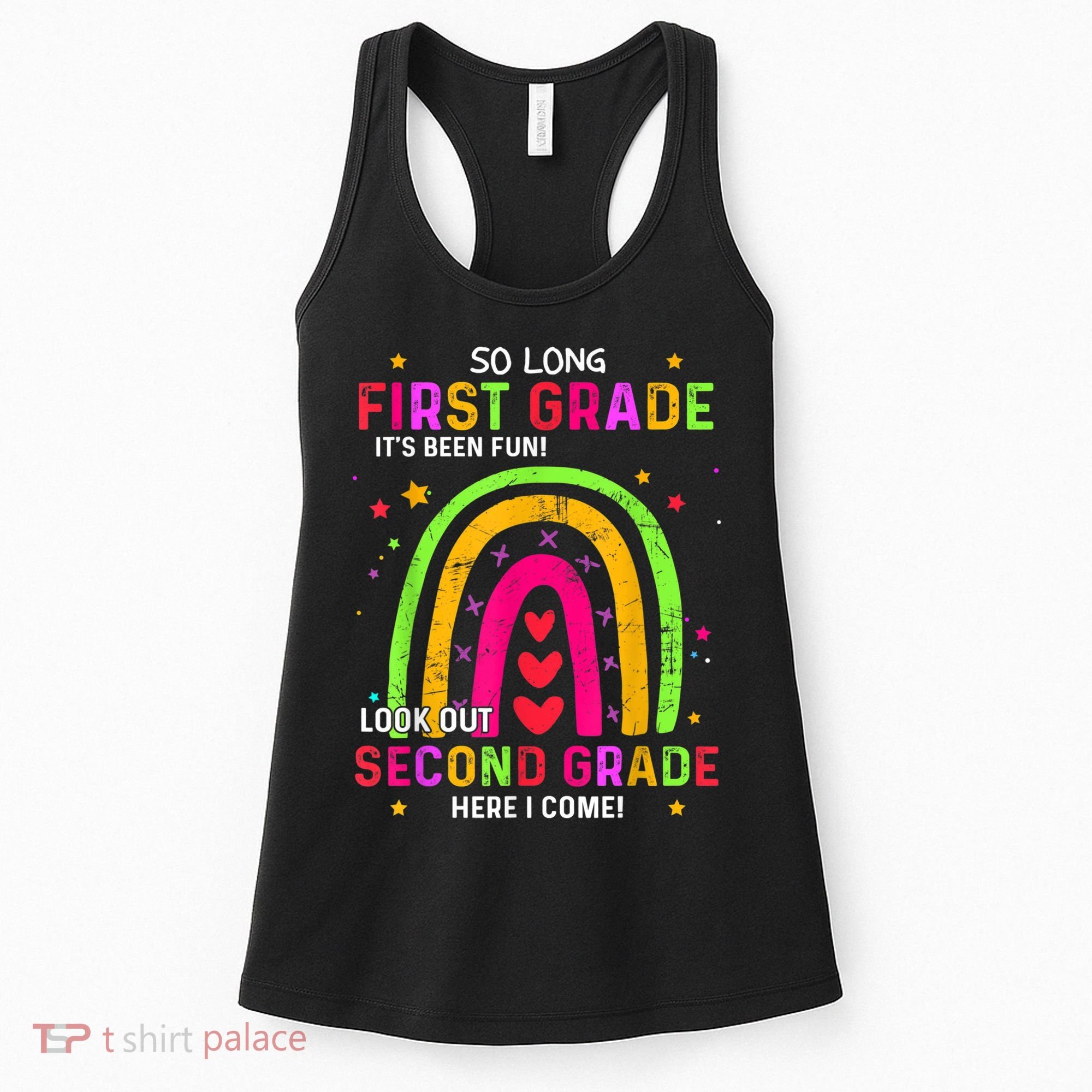 So Long 1st Grade Look Out 2nd Grade Funny Graduation Gifts Women's Tank Top
