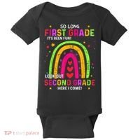 So Long 1st Grade Look Out 2nd Grade Funny Graduation Gifts Baby Bodysuit thumb 0