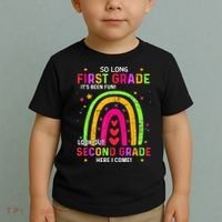 So Long 1st Grade Look Out 2nd Grade Funny Graduation Gifts Toddler T-Shirt thumb 2
