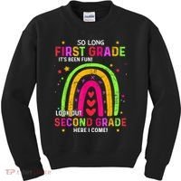 So Long 1st Grade Look Out 2nd Grade Funny Graduation Gifts Kids Sweatshirt thumb 0