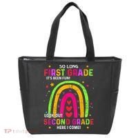 So Long 1st Grade Look Out 2nd Grade Funny Graduation Gifts Tote Bag thumb 0