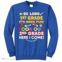 So Long 1st Grade 2nd Here I Come Last Day Look Out It's Fun Cute Gift Sweatshirt thumb 0