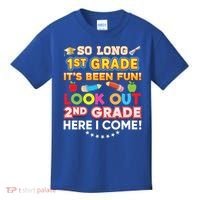 So Long 1st Grade 2nd Here I Come Last Day Look Out It's Fun Cute Gift Kids T-Shirt thumb 0