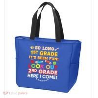 So Long 1st Grade 2nd Here I Come Last Day Look Out It's Fun Cute Gift Tote Bag thumb 3