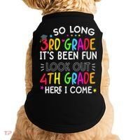 So Long 3rd Grade Graduation 4th Grade Here I Come Last Day Doggie Tank thumb 0