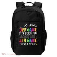 So Long 3rd Grade Graduation 4th Grade Here I Come Last Day Backpack thumb 0