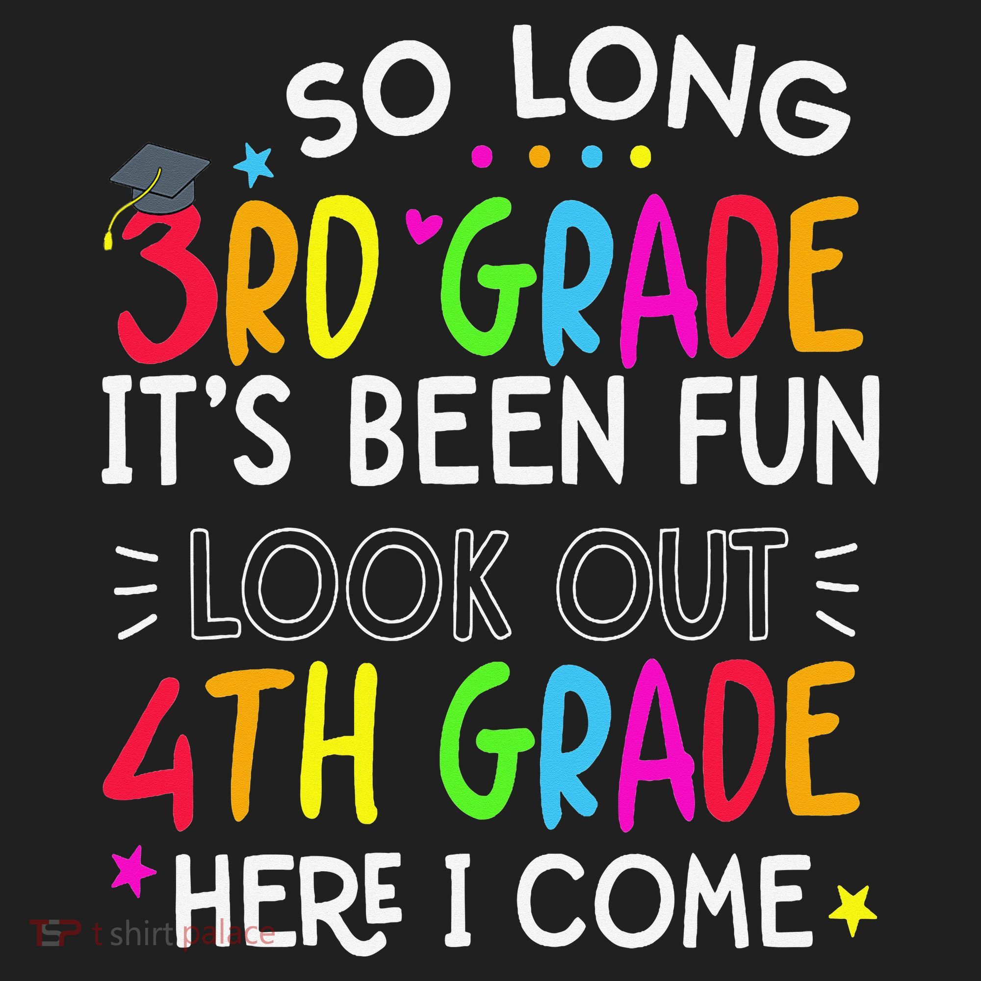 So Long 3rd Grade Graduation 4th Grade Here I Come Last Day Beanie