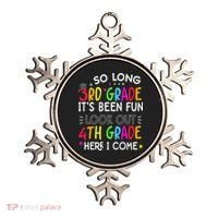 So Long 3rd Grade Graduation 4th Grade Here I Come Last Day Ornament thumb 0
