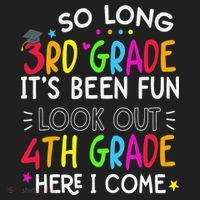 So Long 3rd Grade Graduation 4th Grade Here I Come Last Day Golf Towel thumb 3