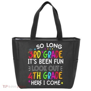 So Long 3rd Grade Graduation 4th Grade Here I Come Last Day Tote Bag