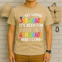 So Long 3rd Grade Graduation 4th Grade Here I Come Last Day T-Shirt thumb 6