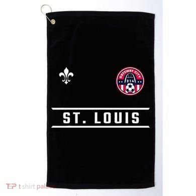 St. Louis 314 Area Code Classic Gateway Golf Towel