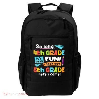 So Long 4th Grade 5th Grade Here I Come Graduation Boy Backpack