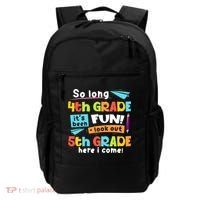 So Long 4th Grade 5th Grade Here I Come Graduation Boy Backpack thumb 0